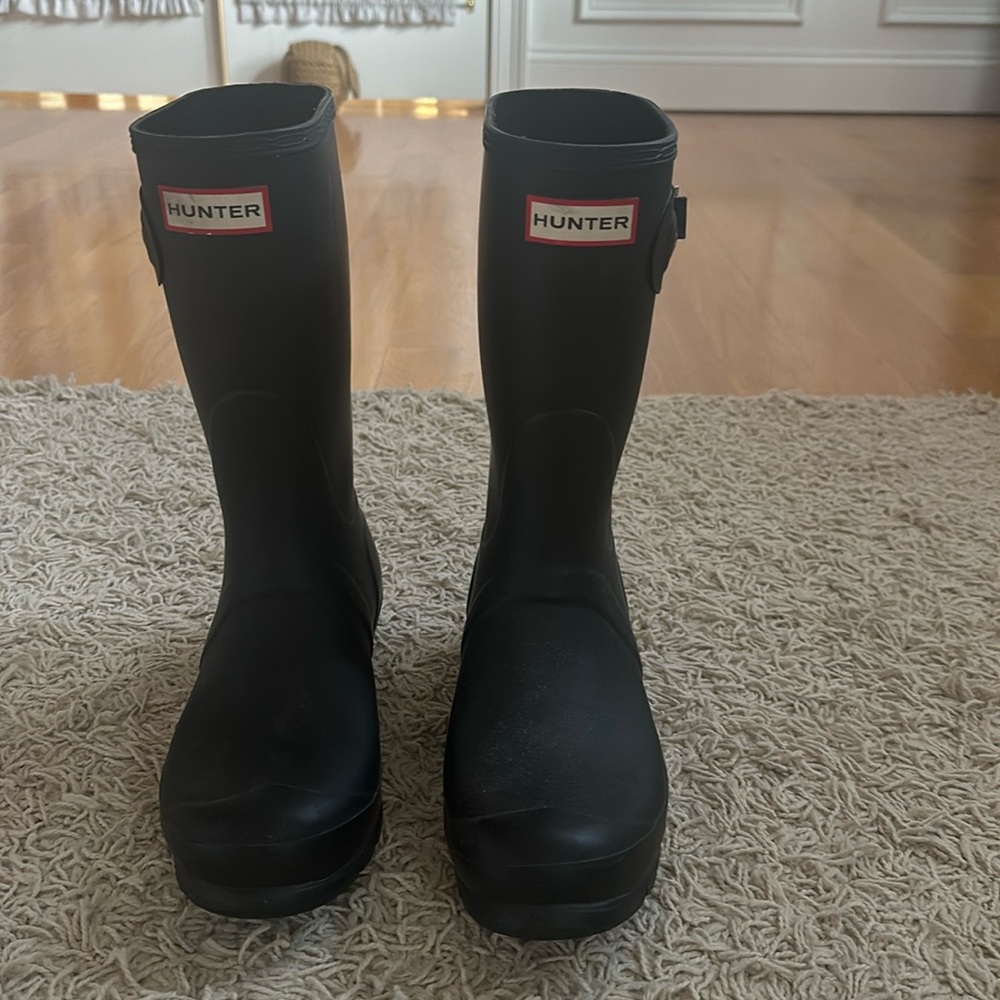 hunter boots size: 8